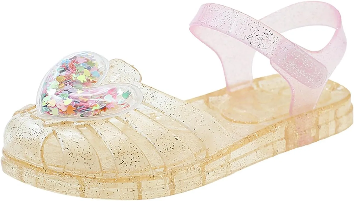 2025 Kids Sandals Comfortable Cut-Out Walking Footwear with Ankle Strap Fashion Indoor/Outdoor Cute Slip-On Casual Shoe Breathable Non-Slip Flats Slides Summer Beach Vacation Slippers