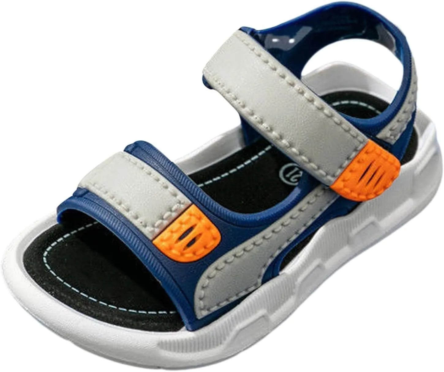 2025 Kids Sandals Indoor/Outdoor Slip-On Casual Shoe Fashion Boys Sport Sneakers with Ankle Strap Comfortable Walking Footwear Breathable Non-Slip Flats Slides Summer Beach Vacation Slippers