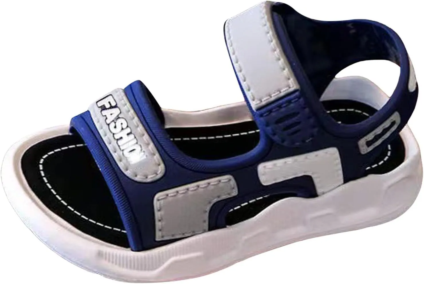 2025 Kids Sandals Indoor/Outdoor Slip-On Casual Shoe Fashion Boys Sport Sneakers with Ankle Strap Comfortable Walking Footwear Breathable Non-Slip Flats Slides Summer Beach Vacation Slippers