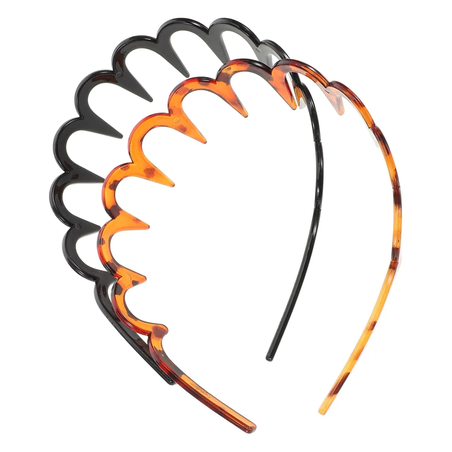 2pcs Women Headband Wavy Hair Hoop Stylish Hairband for Women Hair Accessories for Washing Face
