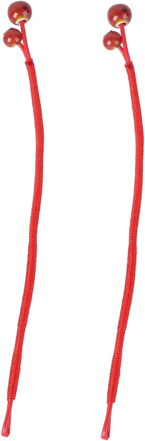 2PCS Woven Red Rope Bracelets for Couples Handmade Ceramic Accessories Stylish Daily Wear present for Attractive Jewelry