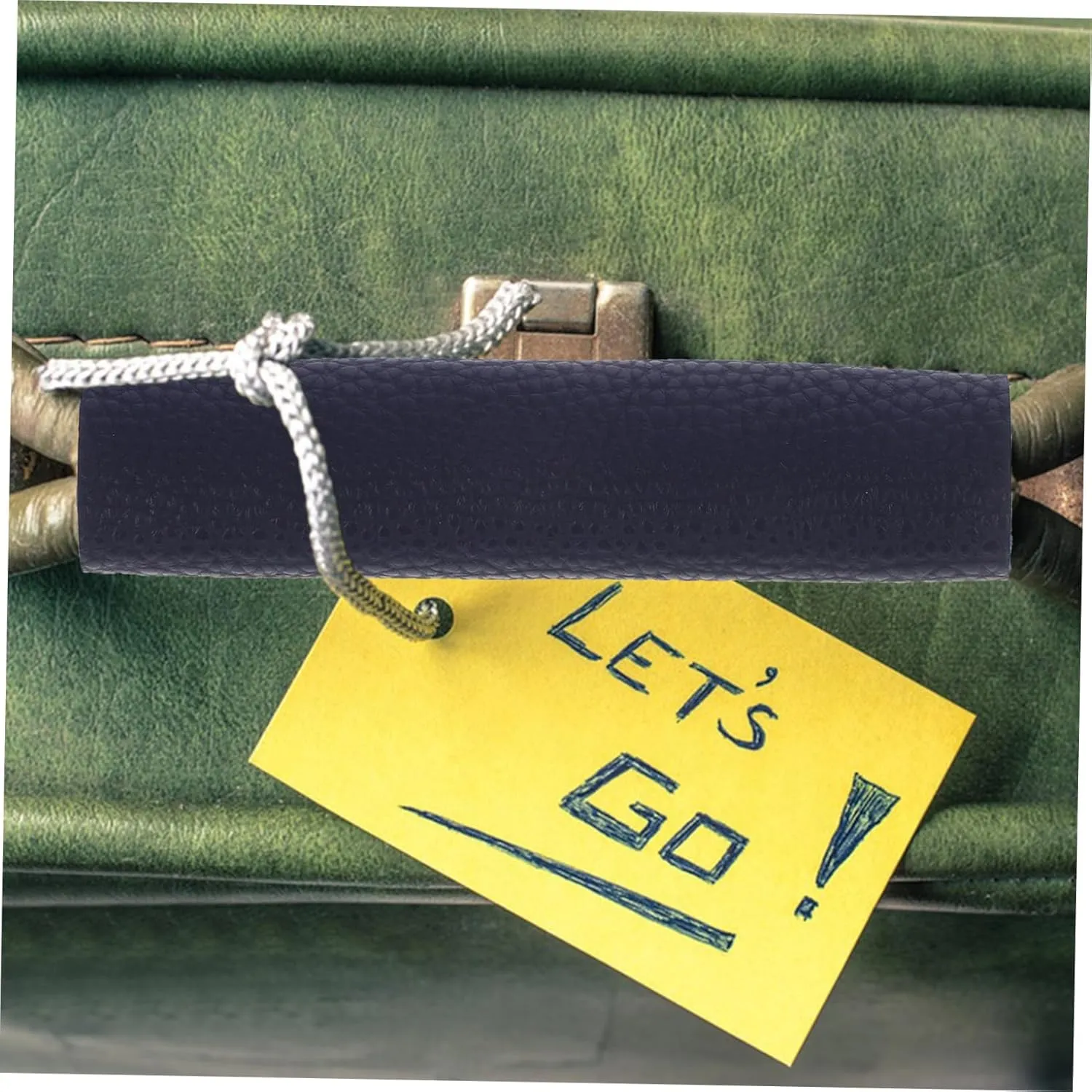 2sets Pu Leather Luggage Belt Handle Wrap for Suitcase Bag Straps for Travel 2pcs*2
