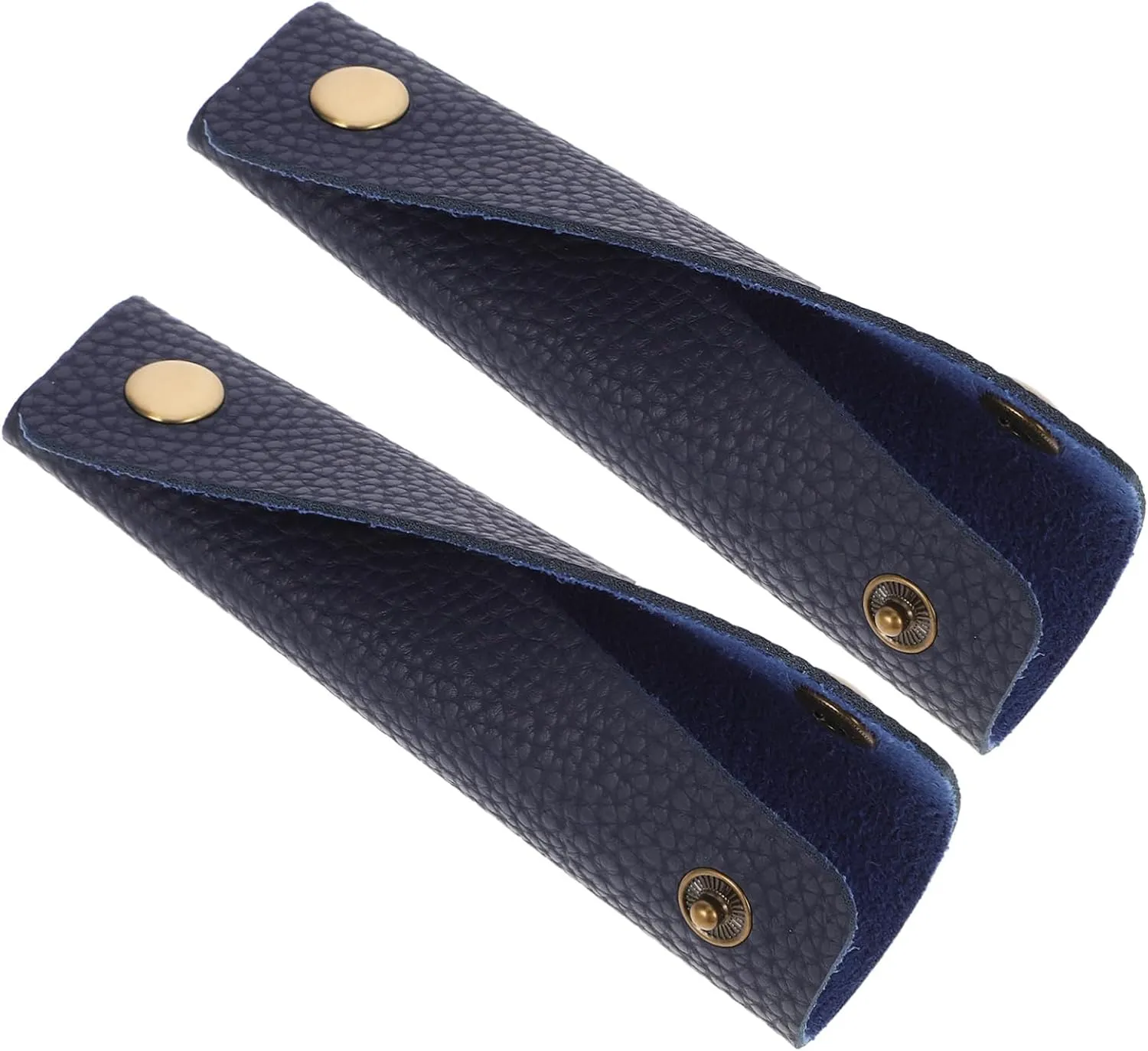 2sets Pu Leather Luggage Belt Handle Wrap for Suitcase Bag Straps for Travel 2pcs*2