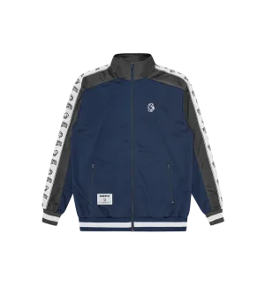 2TONE TRACK JACKET - GREY/NAVY