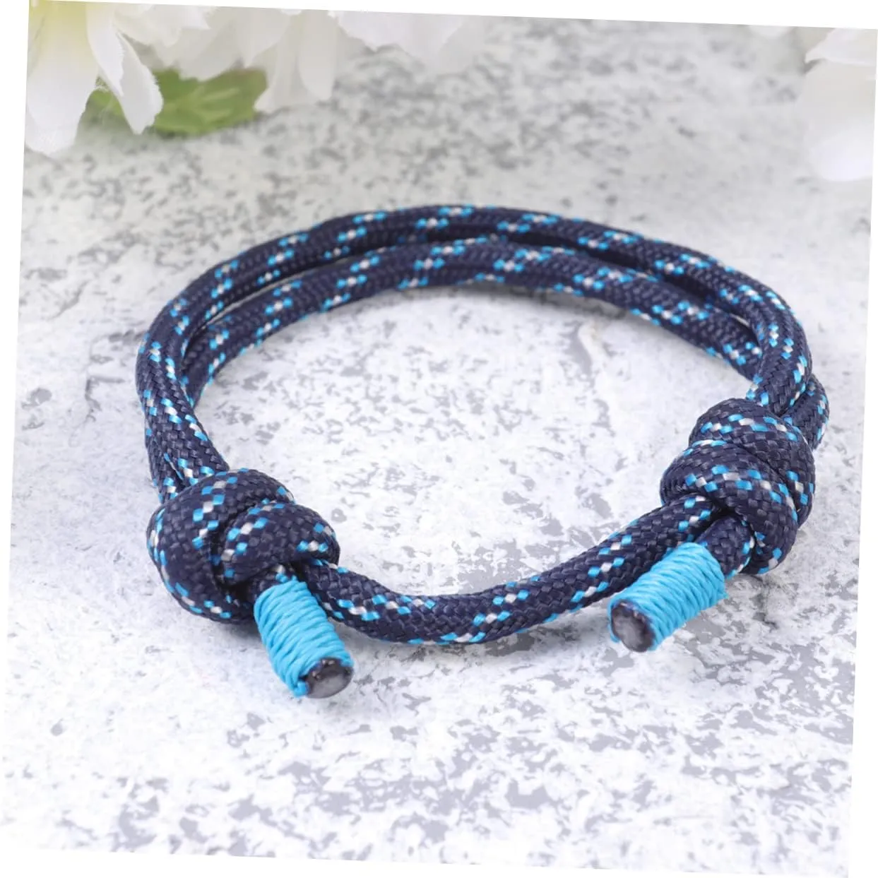 Adjustable Braided Woven Bracelet for Women Elegant Hand Chain Jewelry Decor Black present for Birthdays