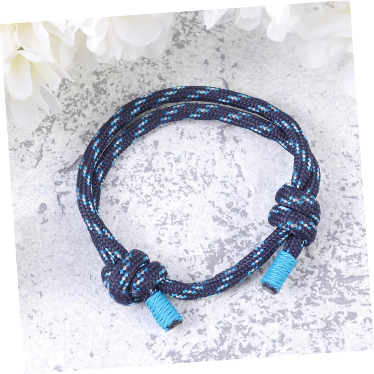 Adjustable Braided Woven Bracelet for Women Elegant Hand Chain Jewelry Decor Black present for Birthdays