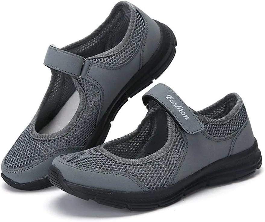 AMDBEL Sneakers for Women Trendy 2024 Mesh Backless Sneakers Lightweight Comfort Casual Shoes Slip-On Wedge Tennis Shoes