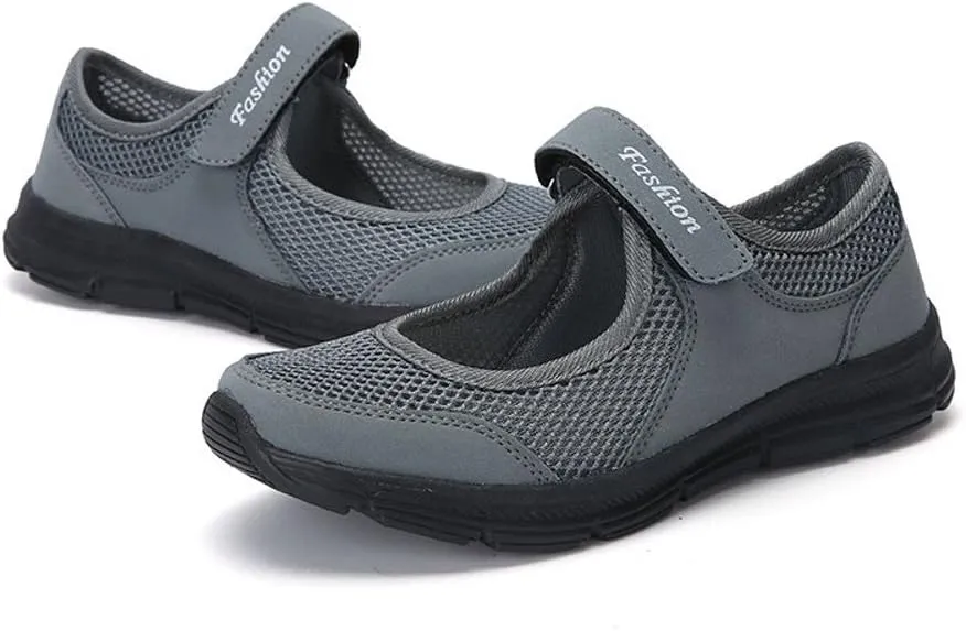 AMDBEL Sneakers for Women Trendy 2024 Mesh Backless Sneakers Lightweight Comfort Casual Shoes Slip-On Wedge Tennis Shoes