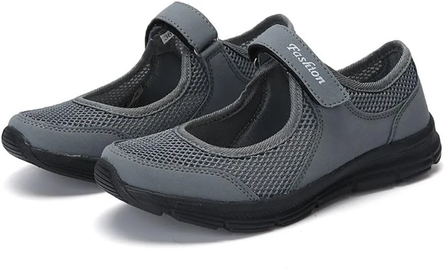 AMDBEL Sneakers for Women Trendy 2024 Mesh Backless Sneakers Lightweight Comfort Casual Shoes Slip-On Wedge Tennis Shoes