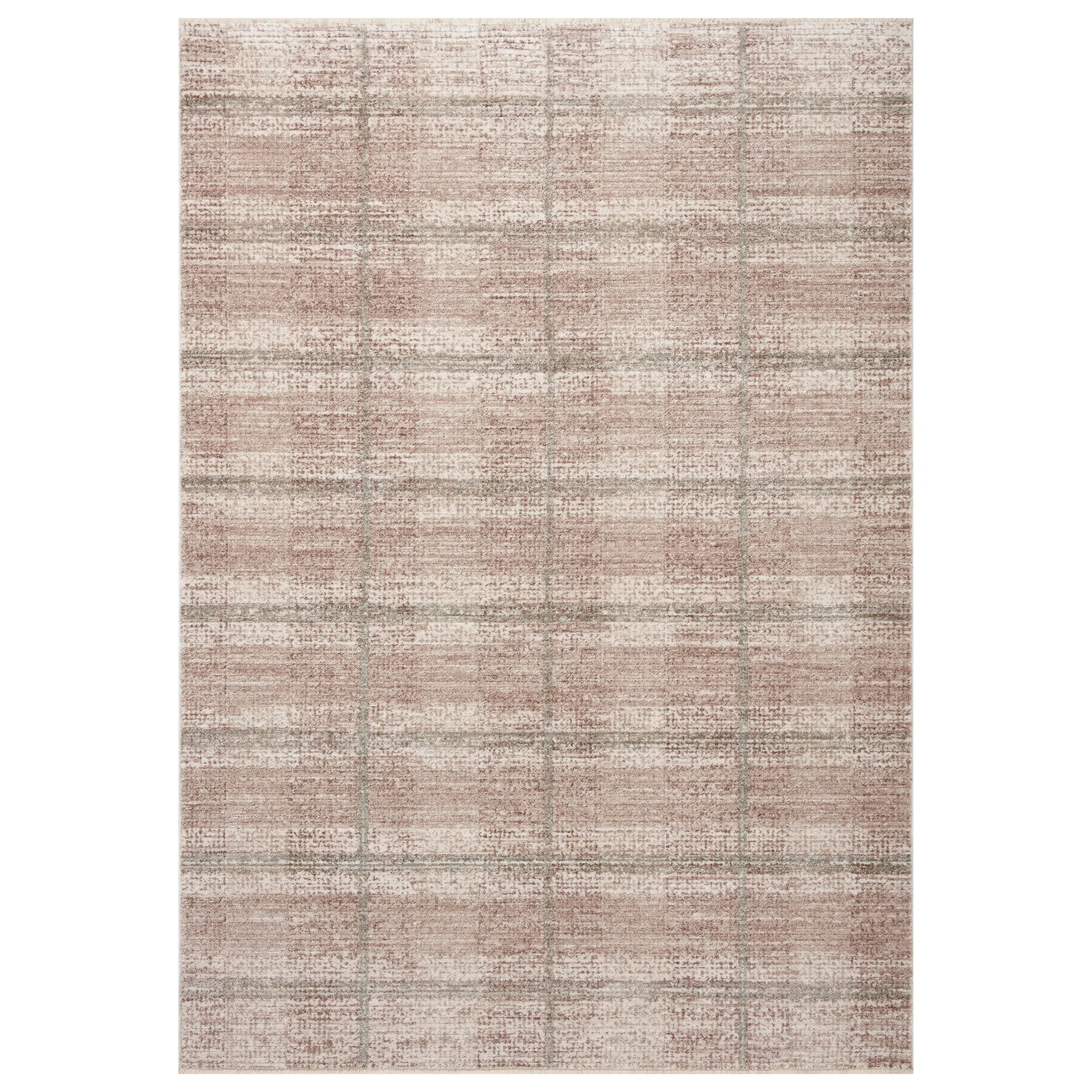 Angela Rose × Loloi Rug Ember EMB-06, Clay/Mist