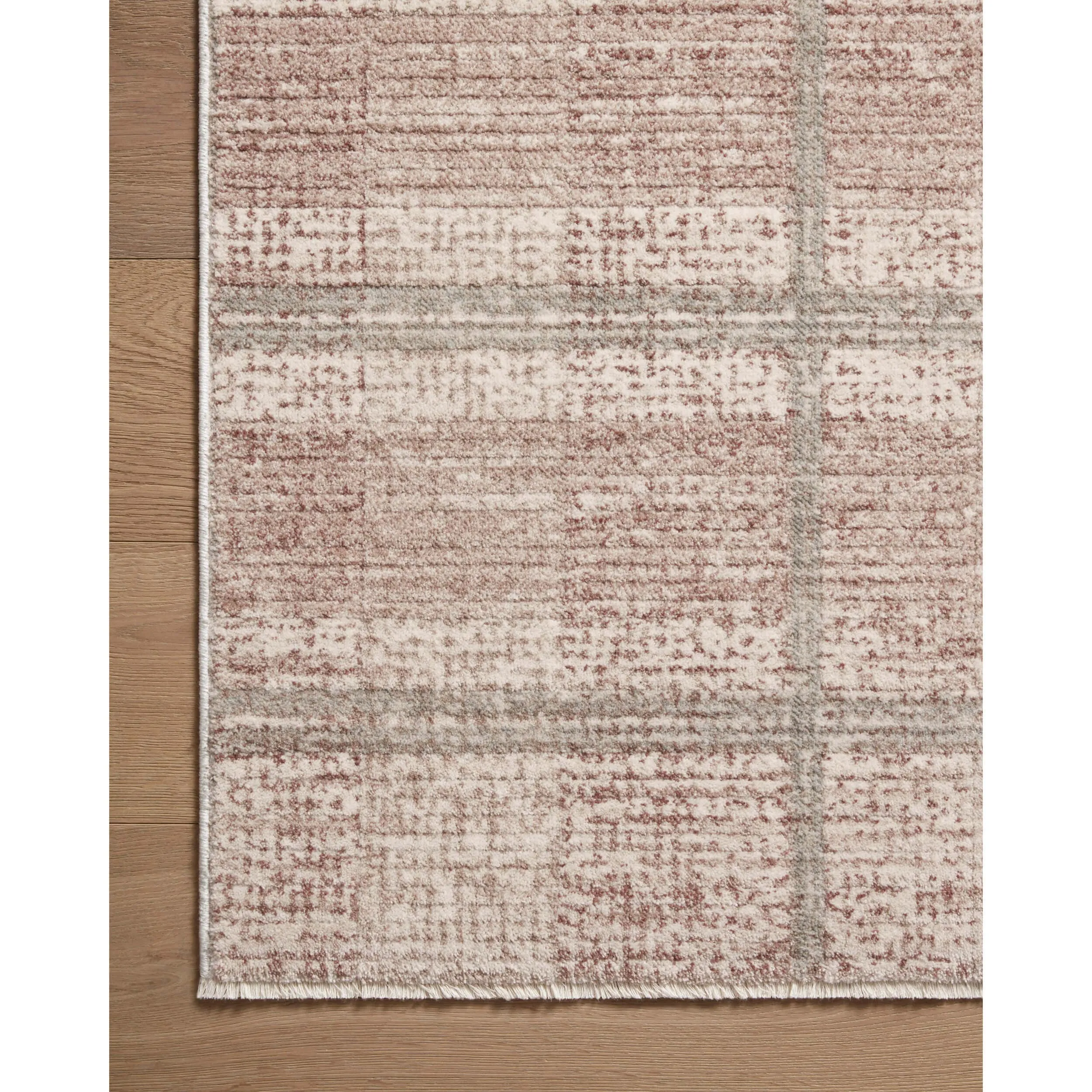 Angela Rose × Loloi Rug Ember EMB-06, Clay/Mist