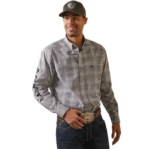 Ariat Men's Classic Fit Team Houston Gray Button Down Shirt
