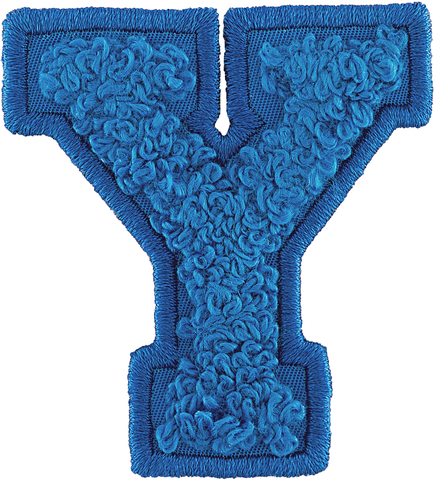 Berry Blue Letter Patch