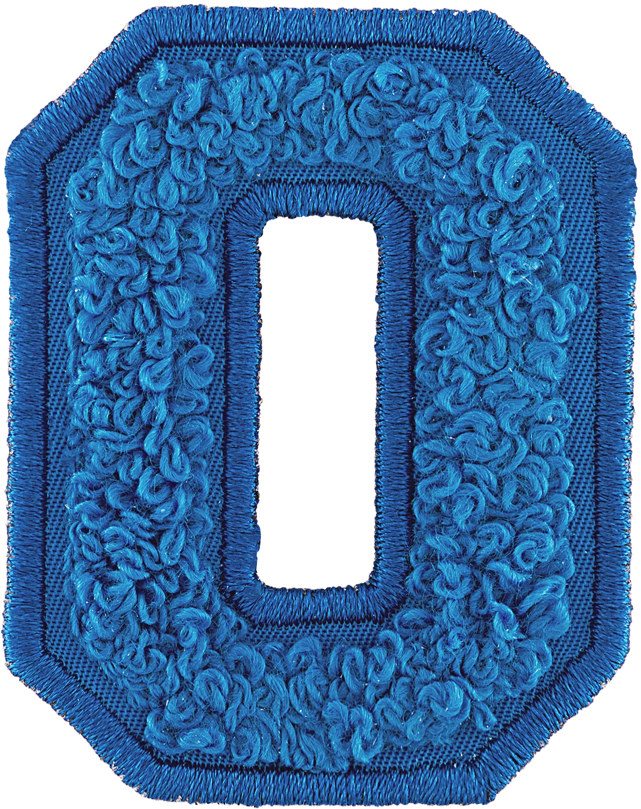 Berry Blue Letter Patch
