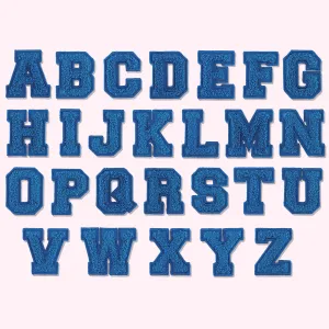 Berry Blue Letter Patch