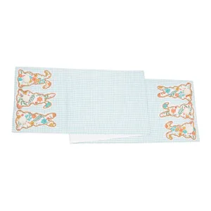 Blossom Bunny Trio Applique Runner