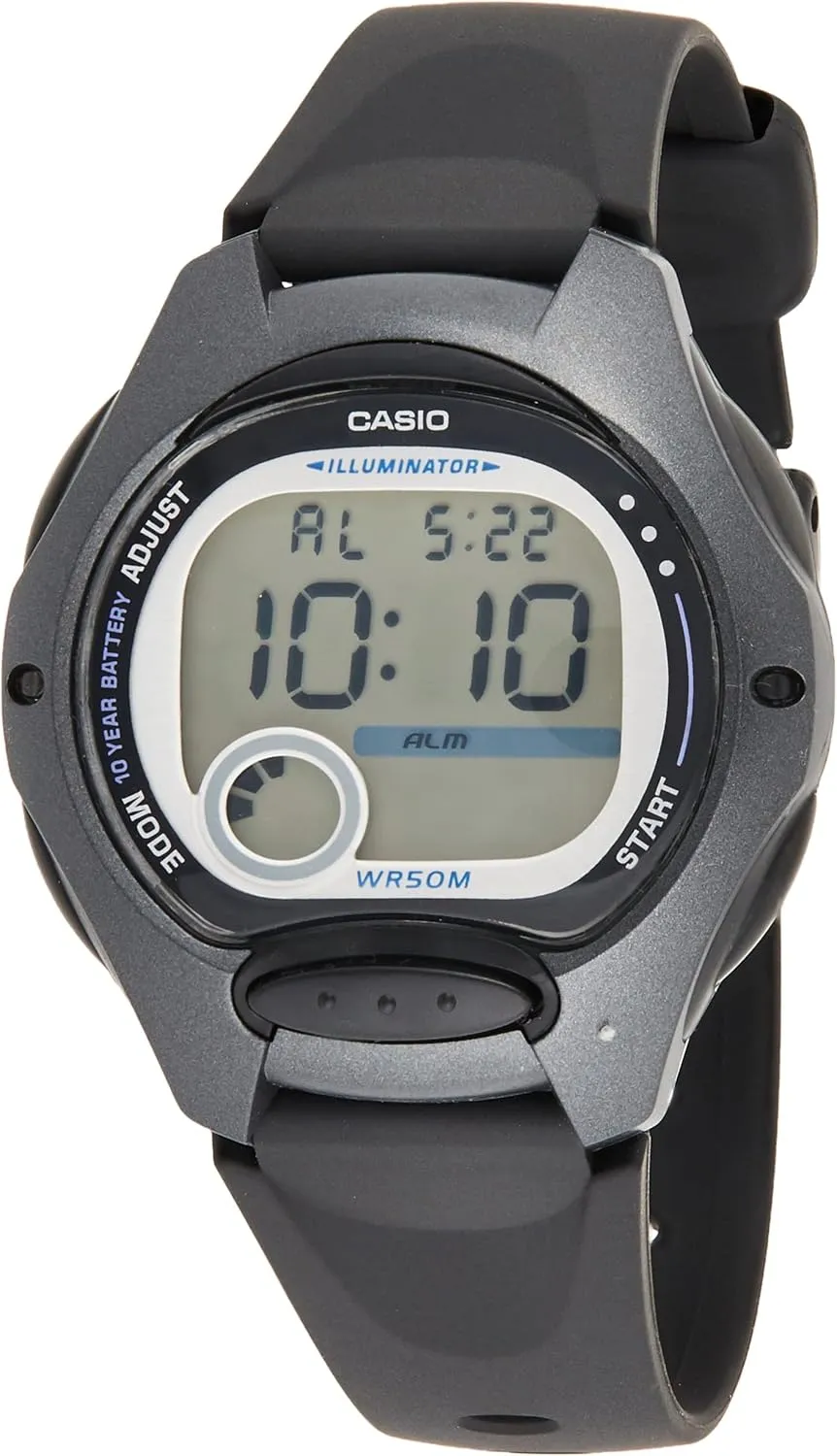 Casio Collection Women's Watch LW-200, Black/Silver, One Size, Bracelet
