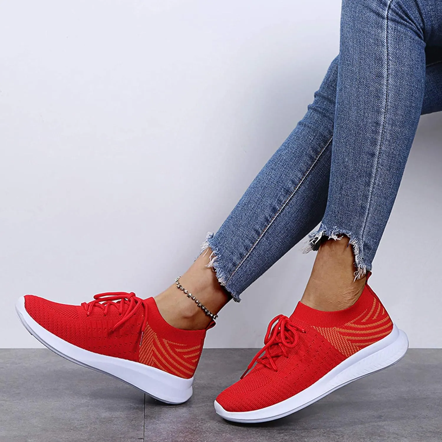 Casual Sneakers for Women Trendy Platform Women's Black Slip On Tennis Shoes Walking Shoes for Women Black Wedge Gym Shoes for Women Zapatos De Trabajo para Mujer Antideslizante Contra El Agua