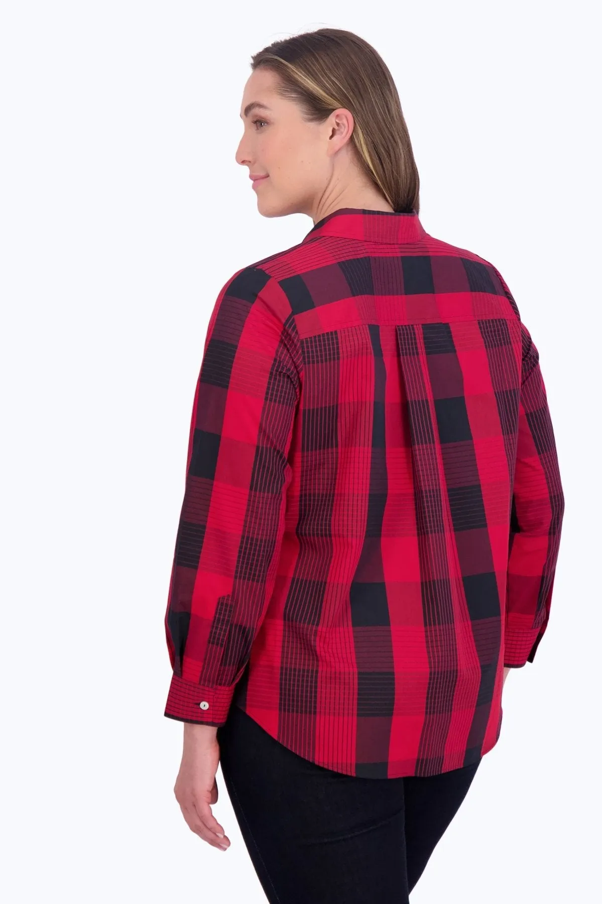 Charlie Plus No Iron Buffalo Plaid Shirt