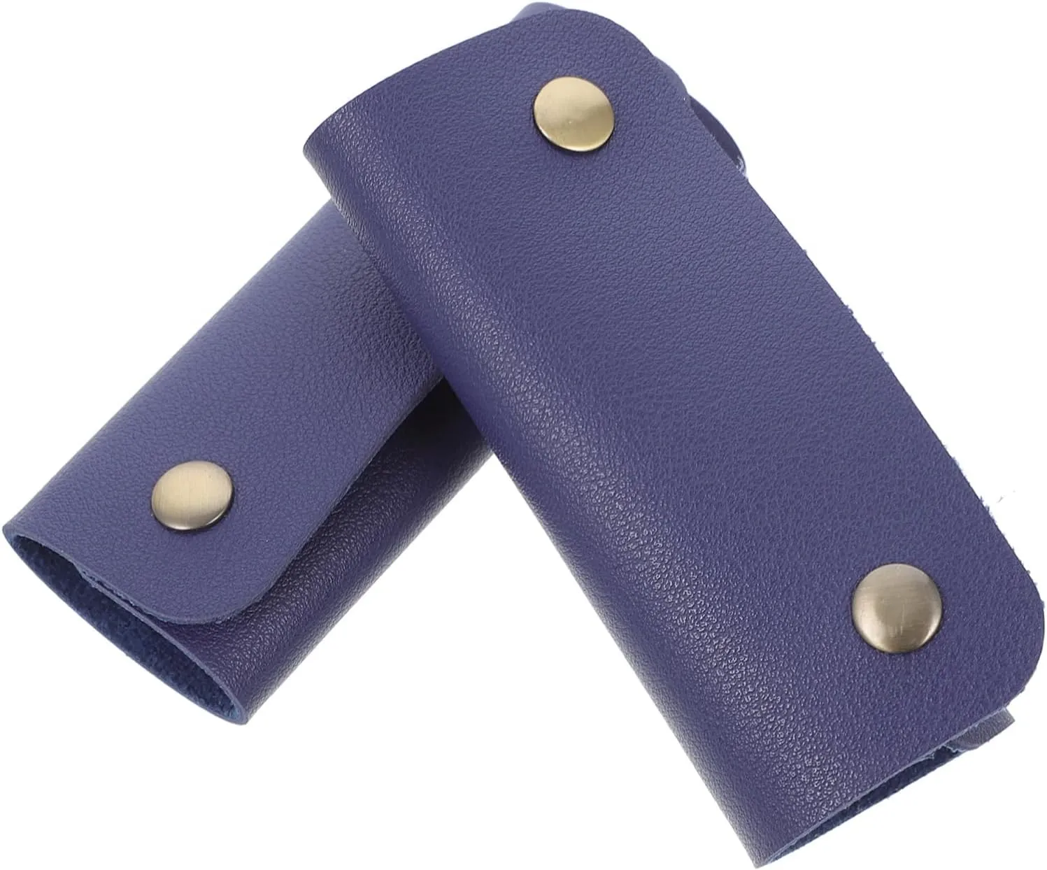 CHILDWEET Luggage Handle Wrap - Sturdy Handle Cover for Suitcase Bag Handle - PU Leather - Saddle Blue