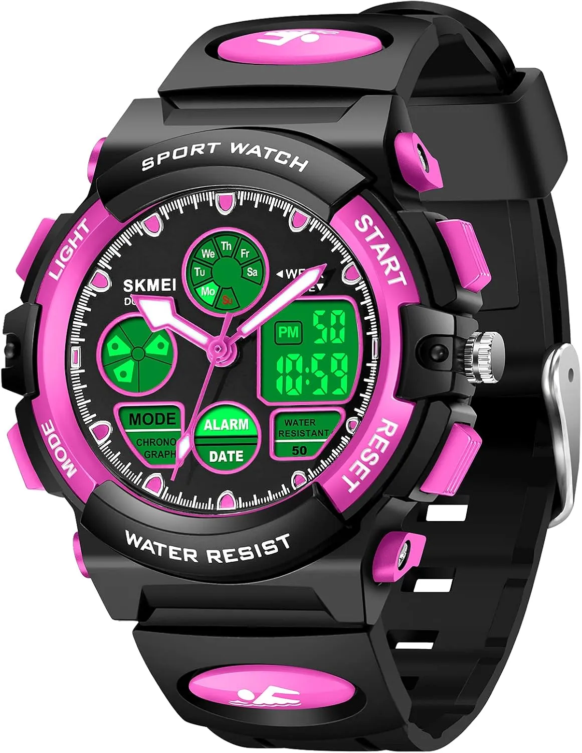 cofuo Kids Watches for Boys Girls, Multi Function Waterproof Outdoor Sports Digital Learning Wrist Watch Birthday Gifts for Children Age 3 Yrs