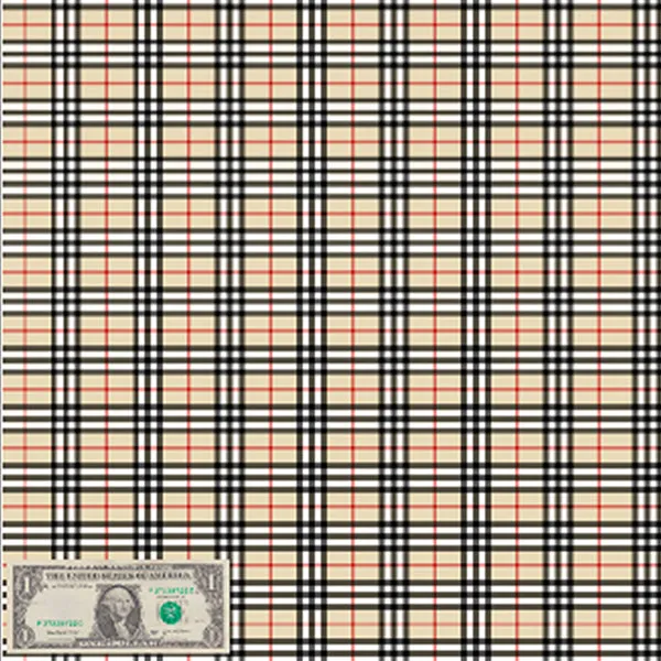 Custom Patterns Plaids 18" x 36" PU T-Shirt Vinyl Sheet