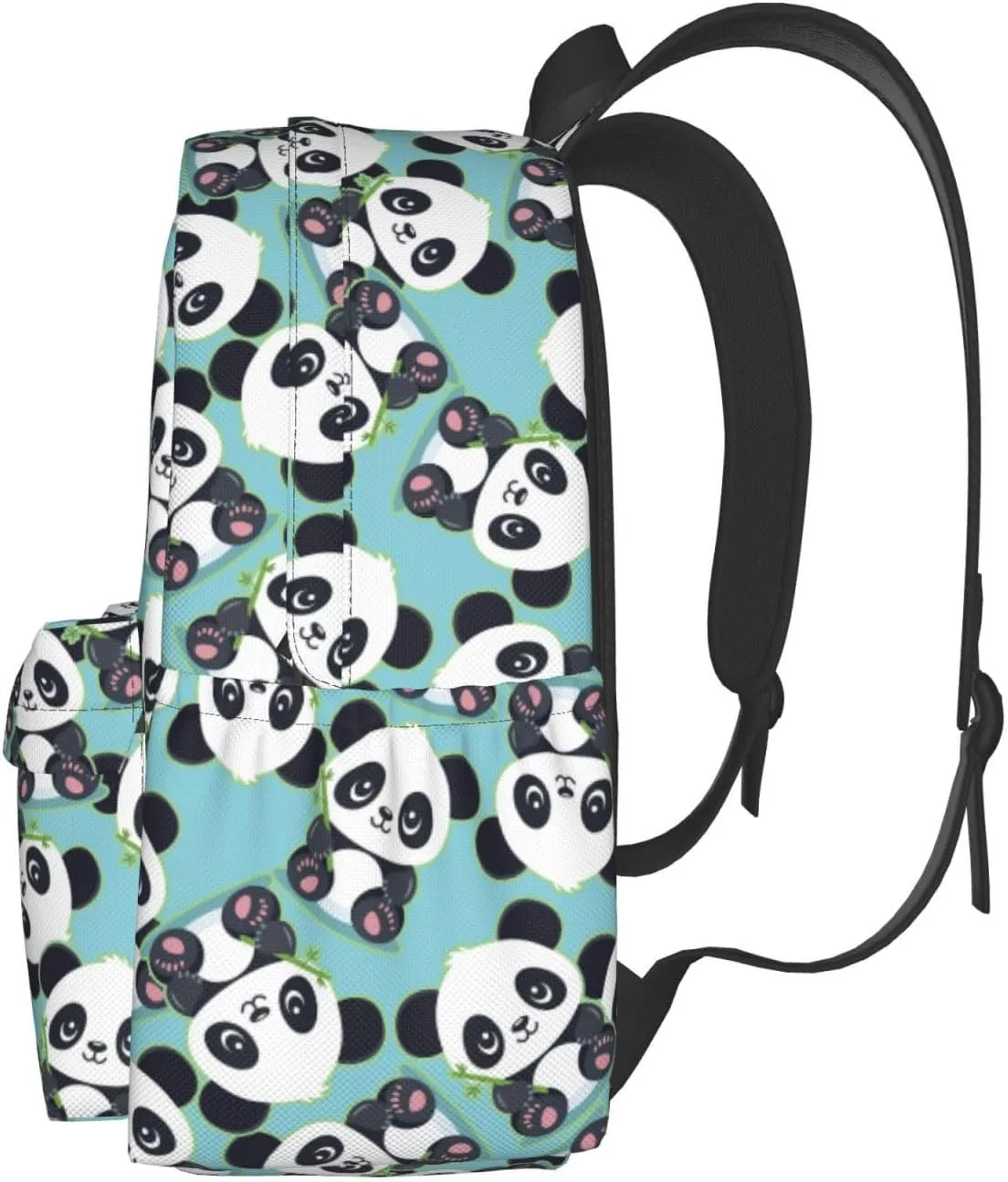 Cute Cartoon Panda Bamboo Multipurpose School Bag Bookbag for Teenage Boys Girls Daily Backpack