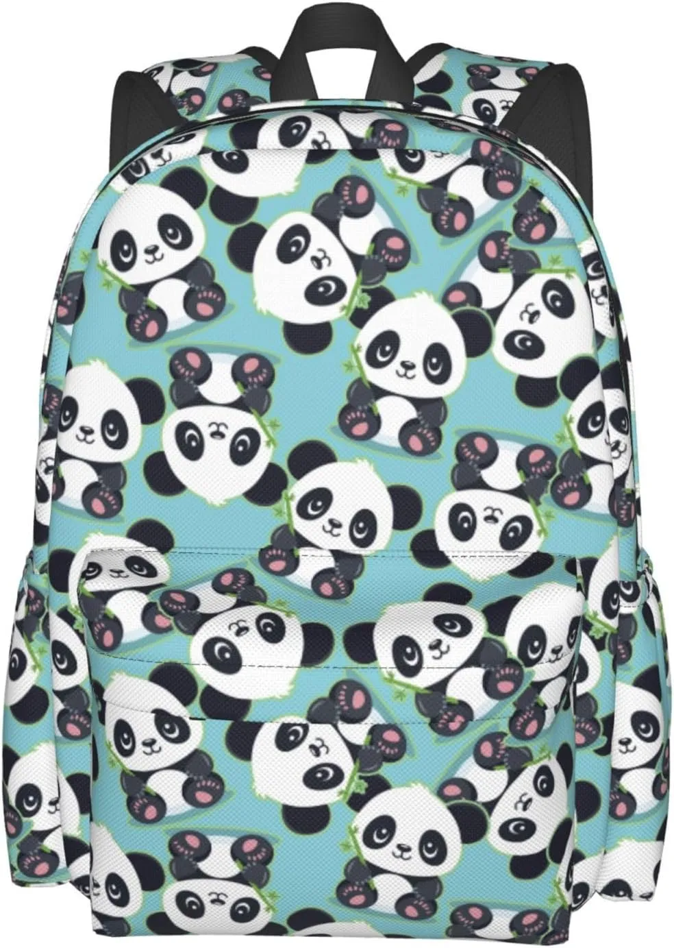 Cute Cartoon Panda Bamboo Multipurpose School Bag Bookbag for Teenage Boys Girls Daily Backpack