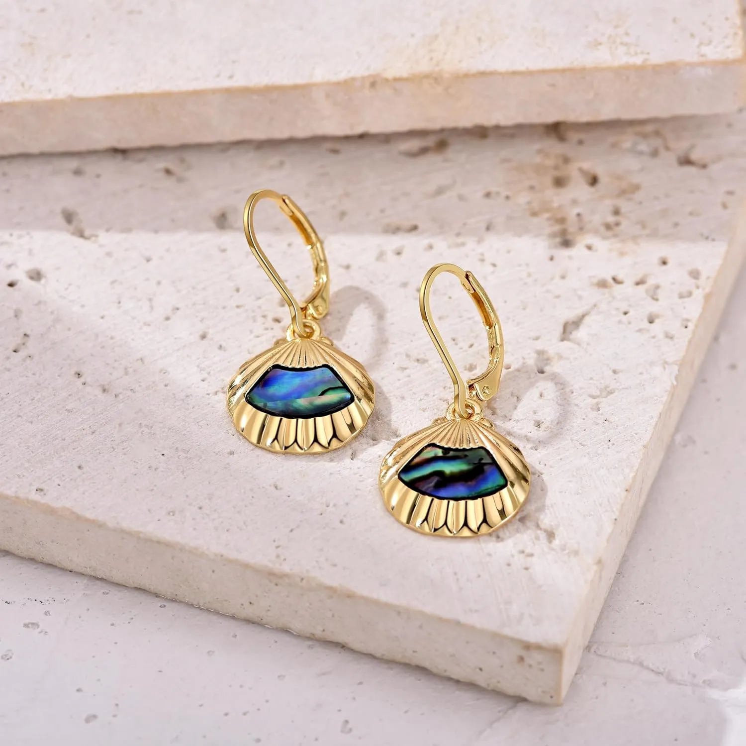 Daisy & Sunflower Leverback Dangle Earrings - Dainty Flower Drop Jewelry for Women's Birthday