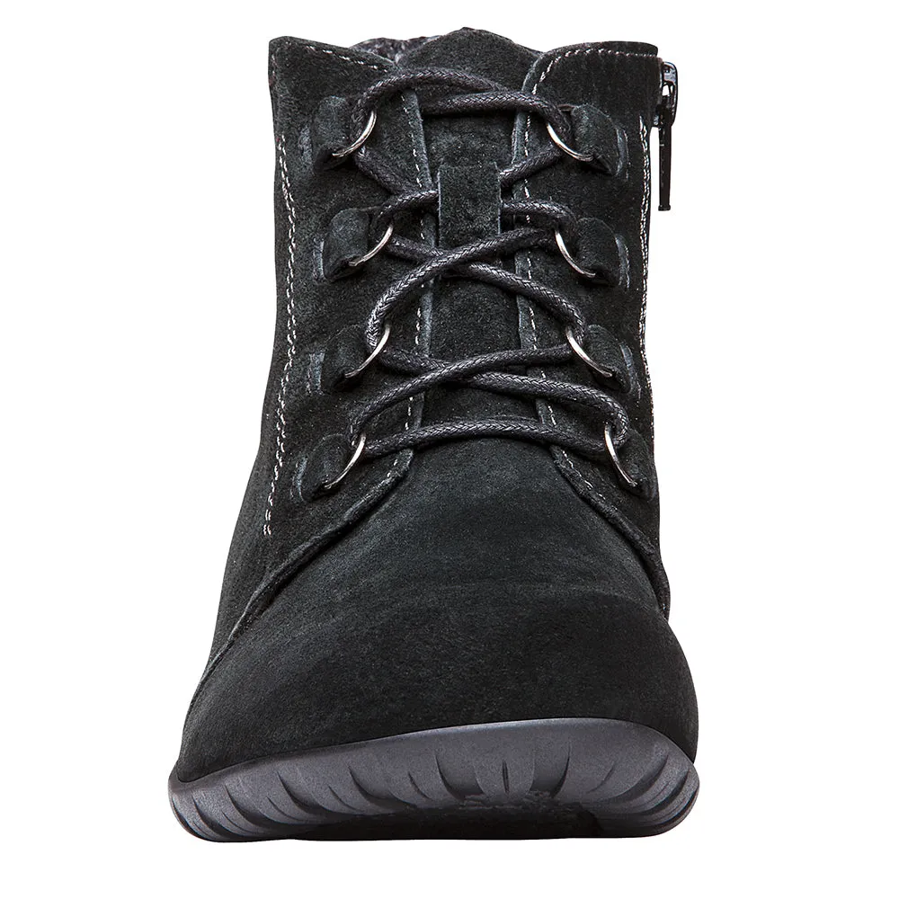 Delaney Round Toe Lace Up Booties
