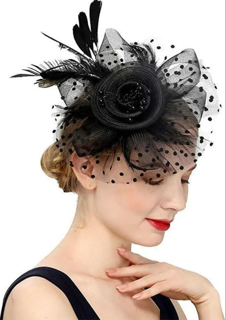 Fascinators Hats for Women Tea Party Headband Kentucky Derby Hats Fascinator Headpiece