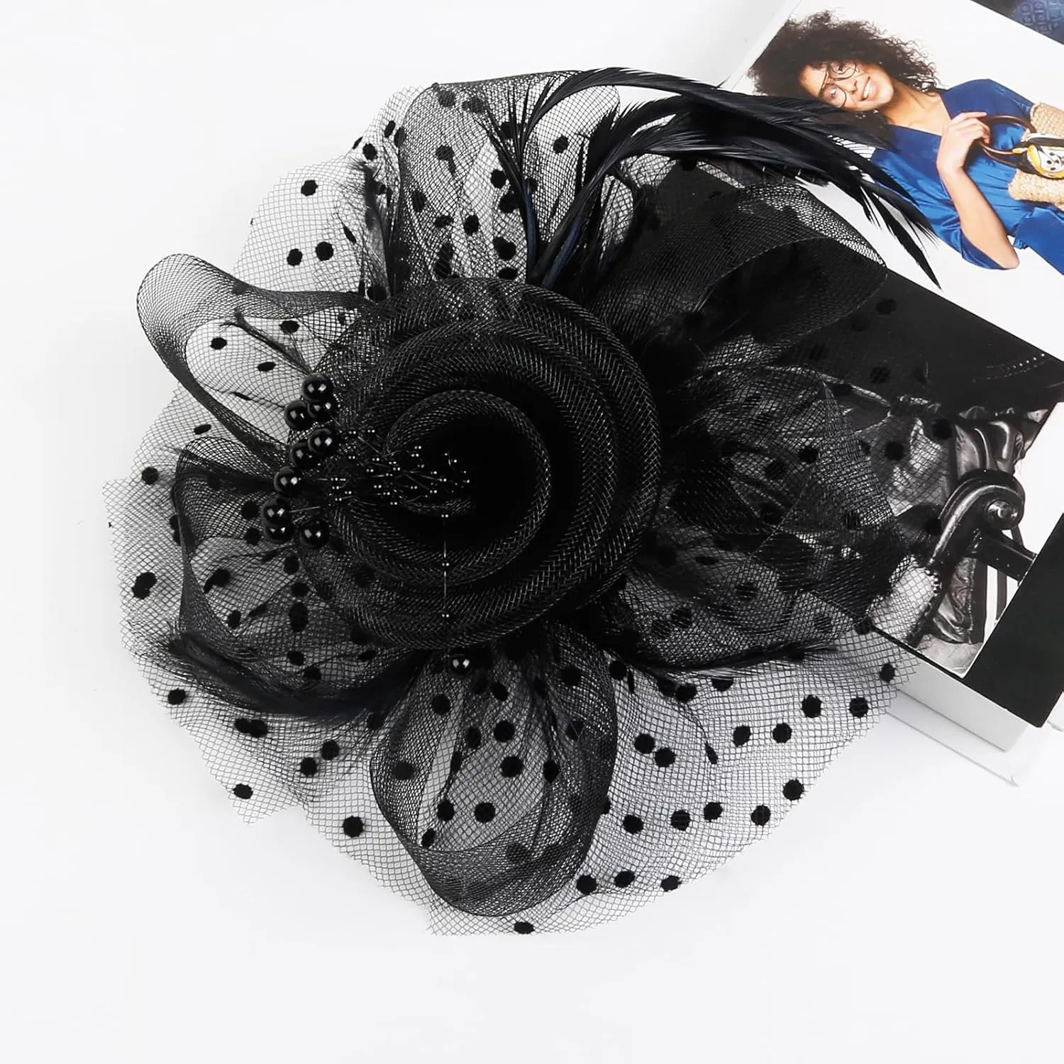 Fascinators Hats for Women Tea Party Headband Kentucky Derby Hats Fascinator Headpiece