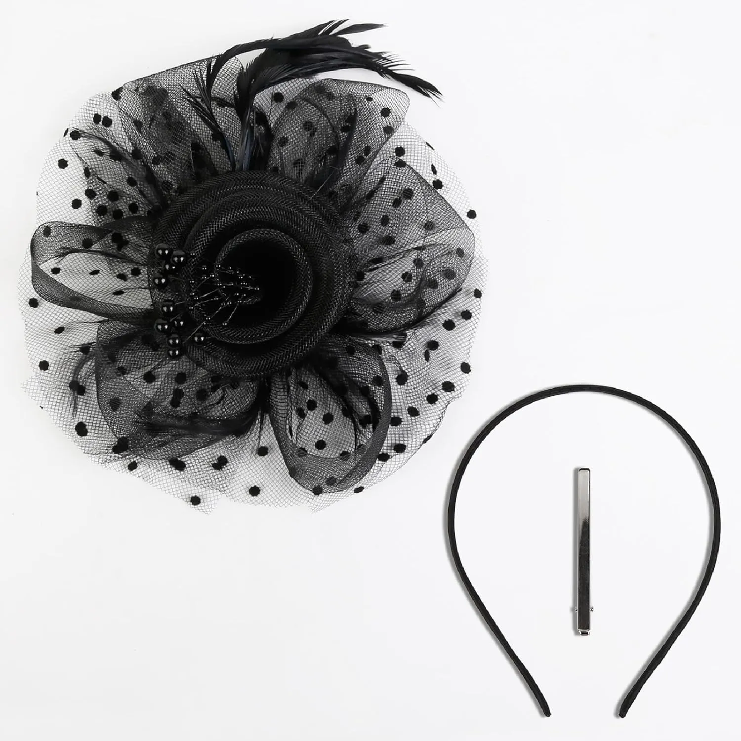 Fascinators Hats for Women Tea Party Headband Kentucky Derby Hats Fascinator Headpiece