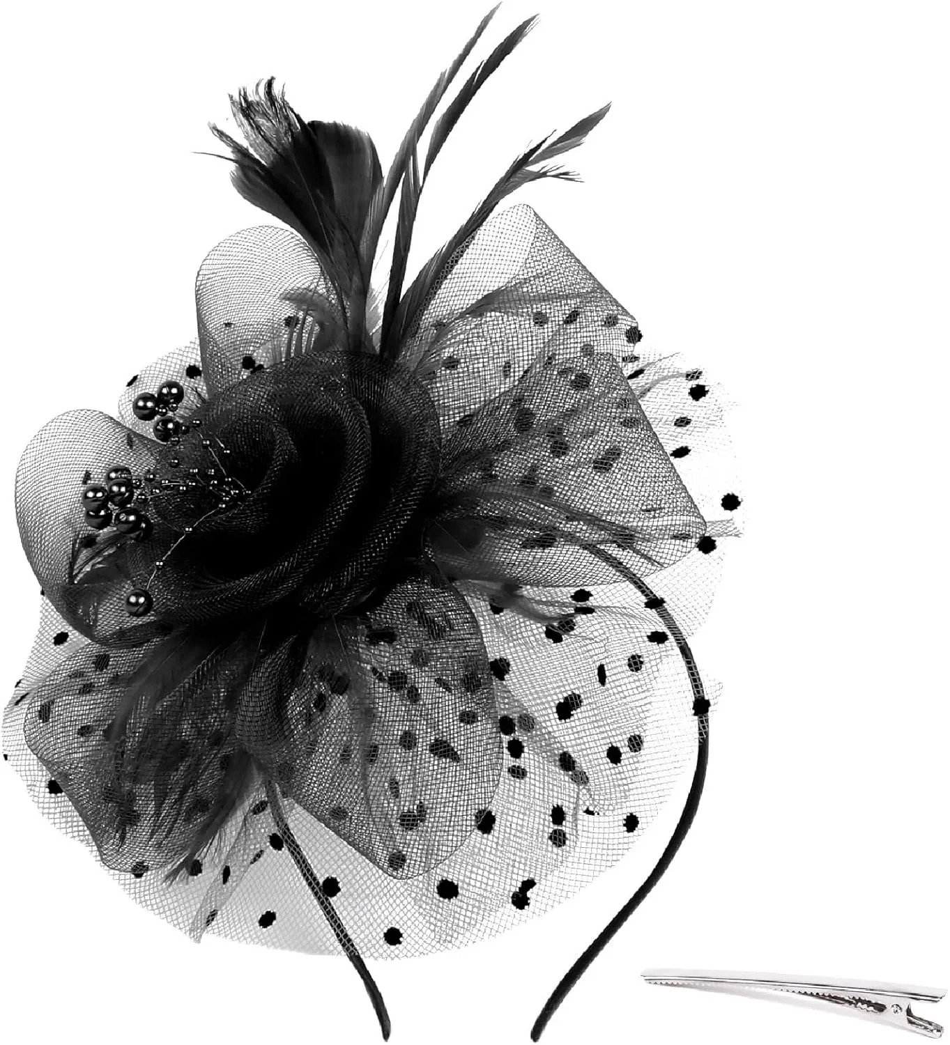 Fascinators Hats for Women Tea Party Headband Kentucky Derby Hats Fascinator Headpiece