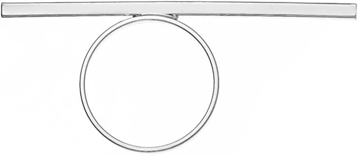 Geometric Finger Silver Wrap Ring Gold Long Bar Ring for Women