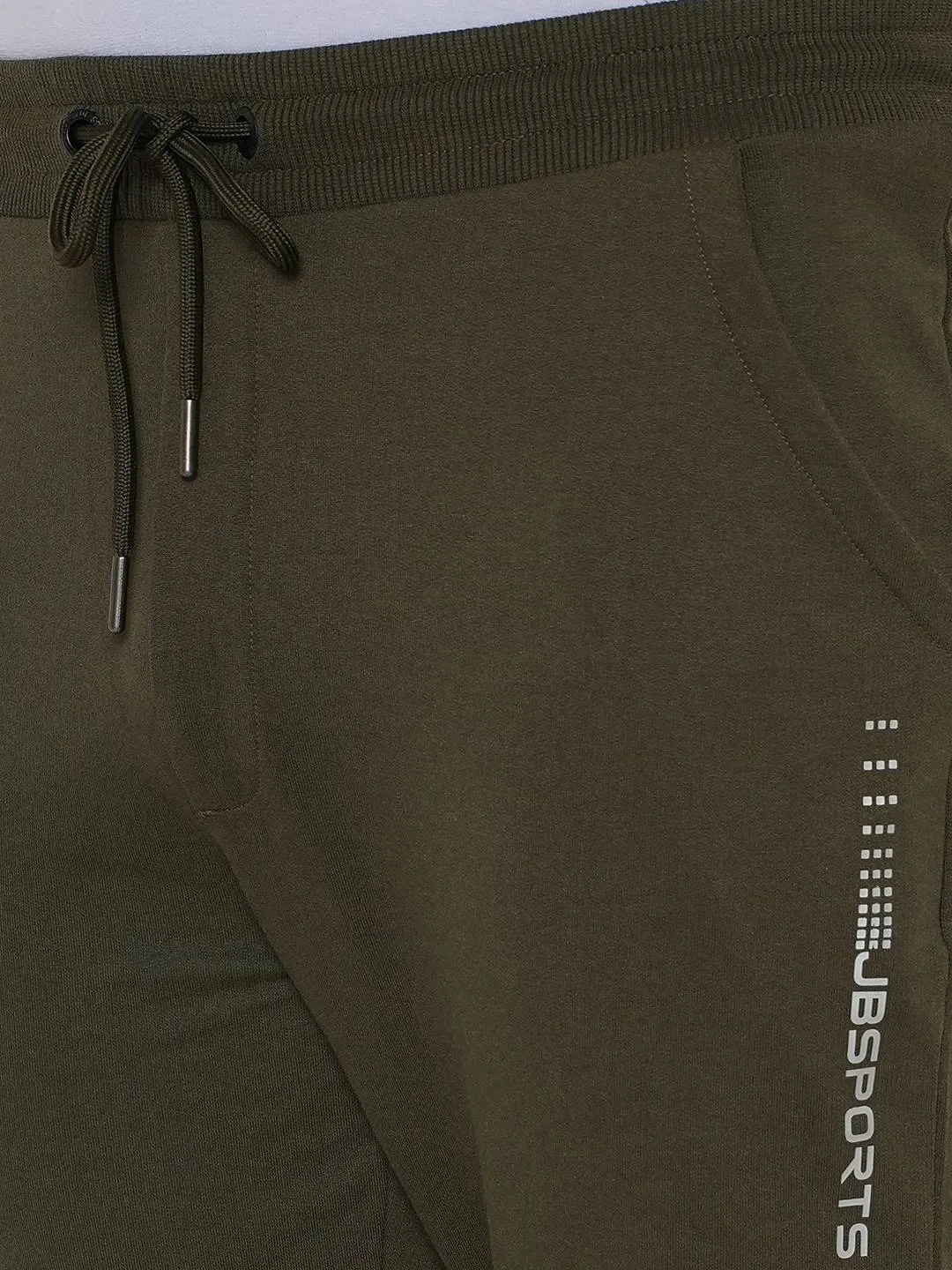 Green Solid Slim Fit Track Pant | JadeBlue