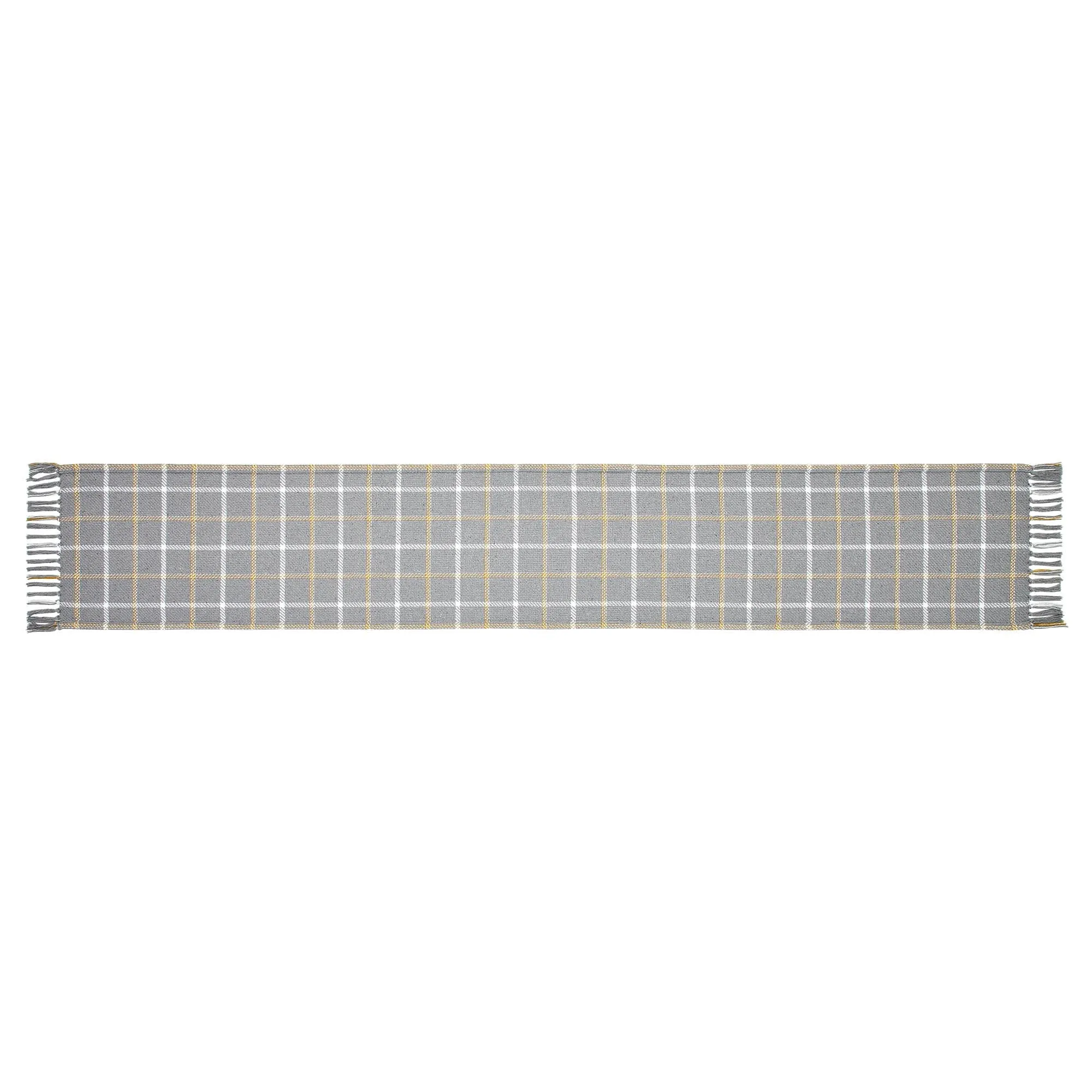 Harvest Blessings Woven Plaid Runner 12x72"