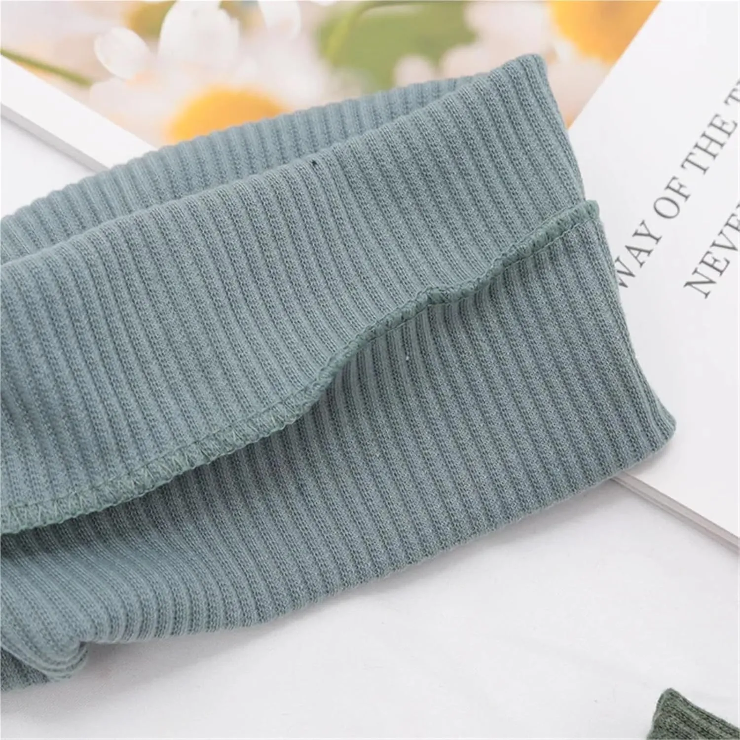 Headbands 2pcs/set Women Solid Hairband Wide Hair Bands Elastic(Green)