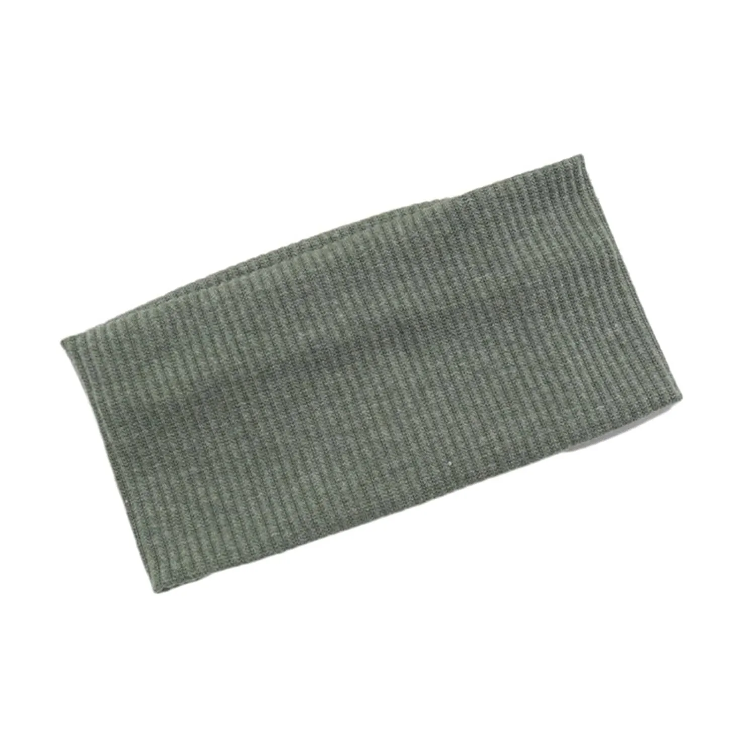 Headbands 2pcs/set Women Solid Hairband Wide Hair Bands Elastic(Green)