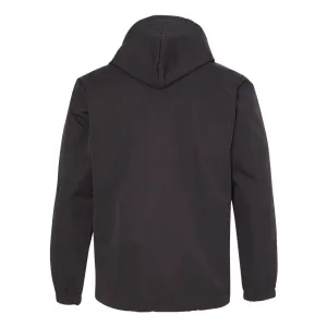 Independent Trading Co. Waterproof Hooded Windbreaker.