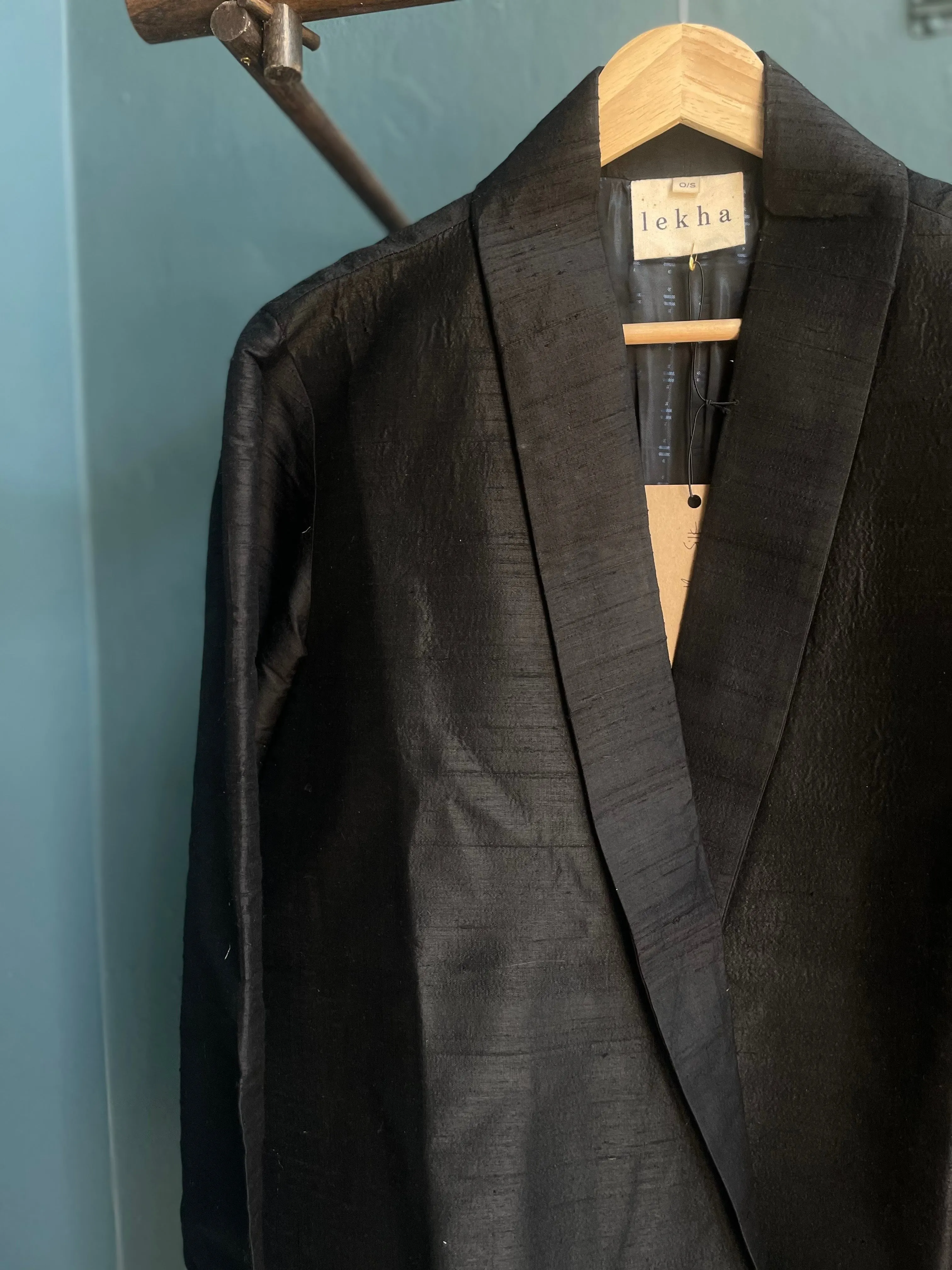 Kamla Wrap Jacket in Raw Silk