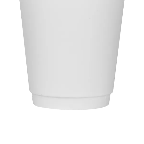 Karat 12oz Insulated Paper Hot Cups (90mm), White - 500 pcs