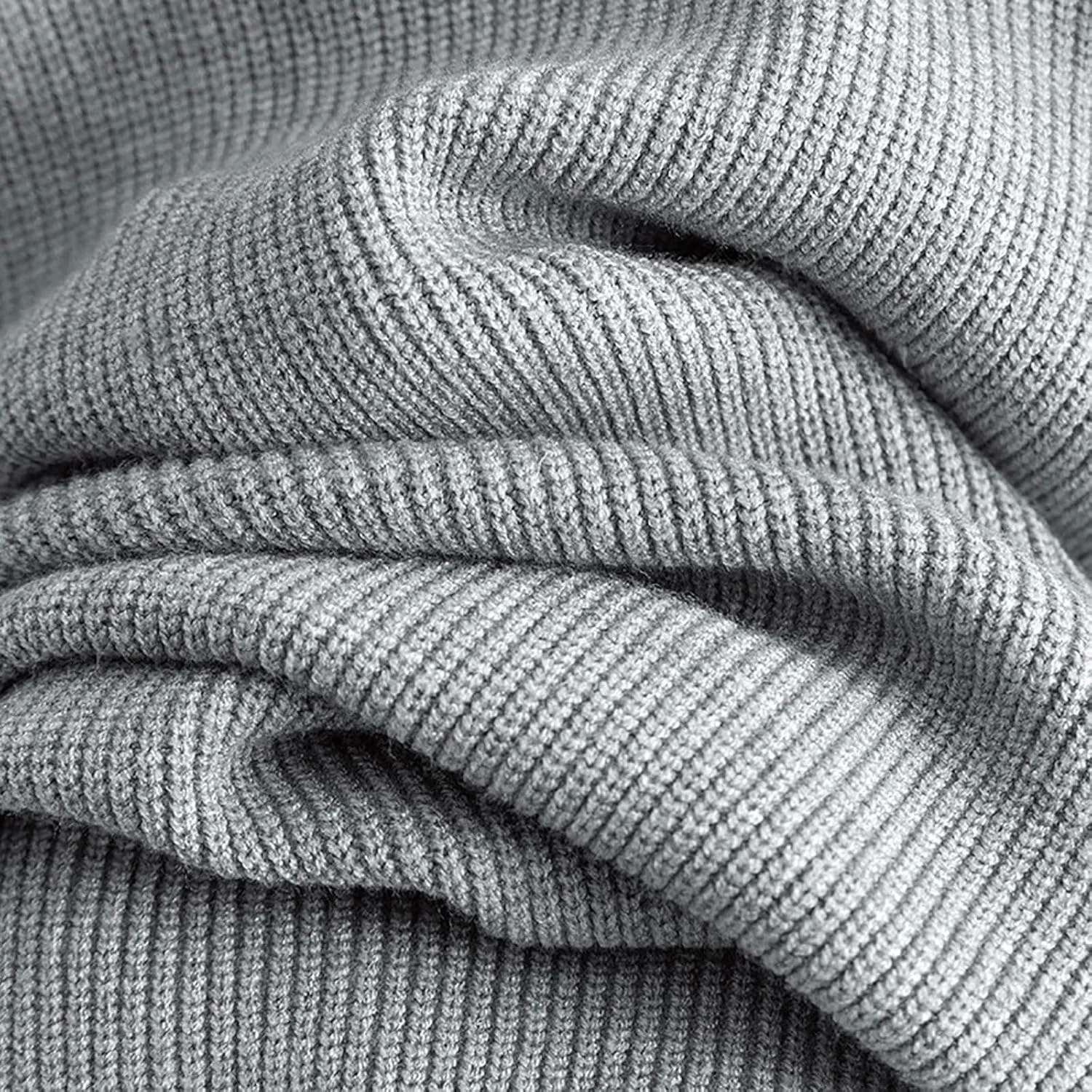 Knit Fall Sweaters for Women 2024 Plain Long Sleeve Tops Casual Loose Oversized Sweatshirt Crew Neck Pullover Shirt