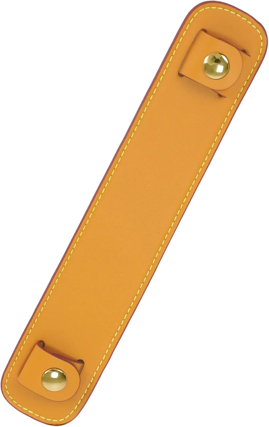 Lambskin Leather Shoulder Strap Pad for Designer Trendy Bags,Detachable Replacement Pressure Relief Cover for Women Tote Bag Handbag Purse BackpackBeeswax,Gold Studs