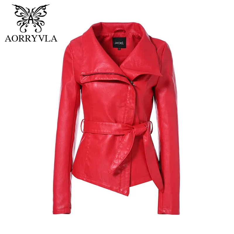 Leather Jackets Hot   For Women Spring 2019 Brand Leather