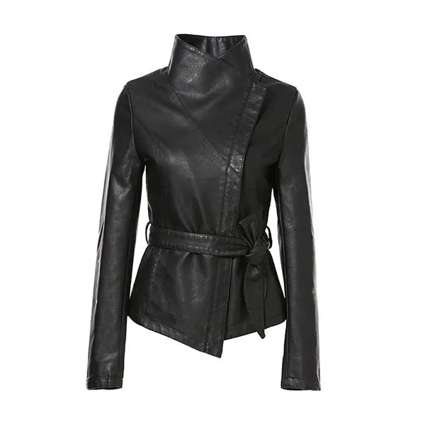 Leather Jackets Hot   For Women Spring 2019 Brand Leather