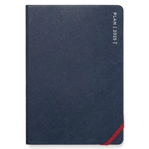 Letts 2025 Agenda - Weekly, Serene A5, Midnight
