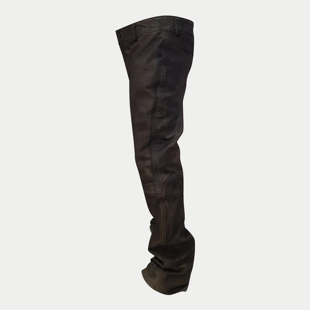 Mad Max Fury Road 4 Leather Jacket And Rugged MFP Mad Max Leather Pant Complete Suit