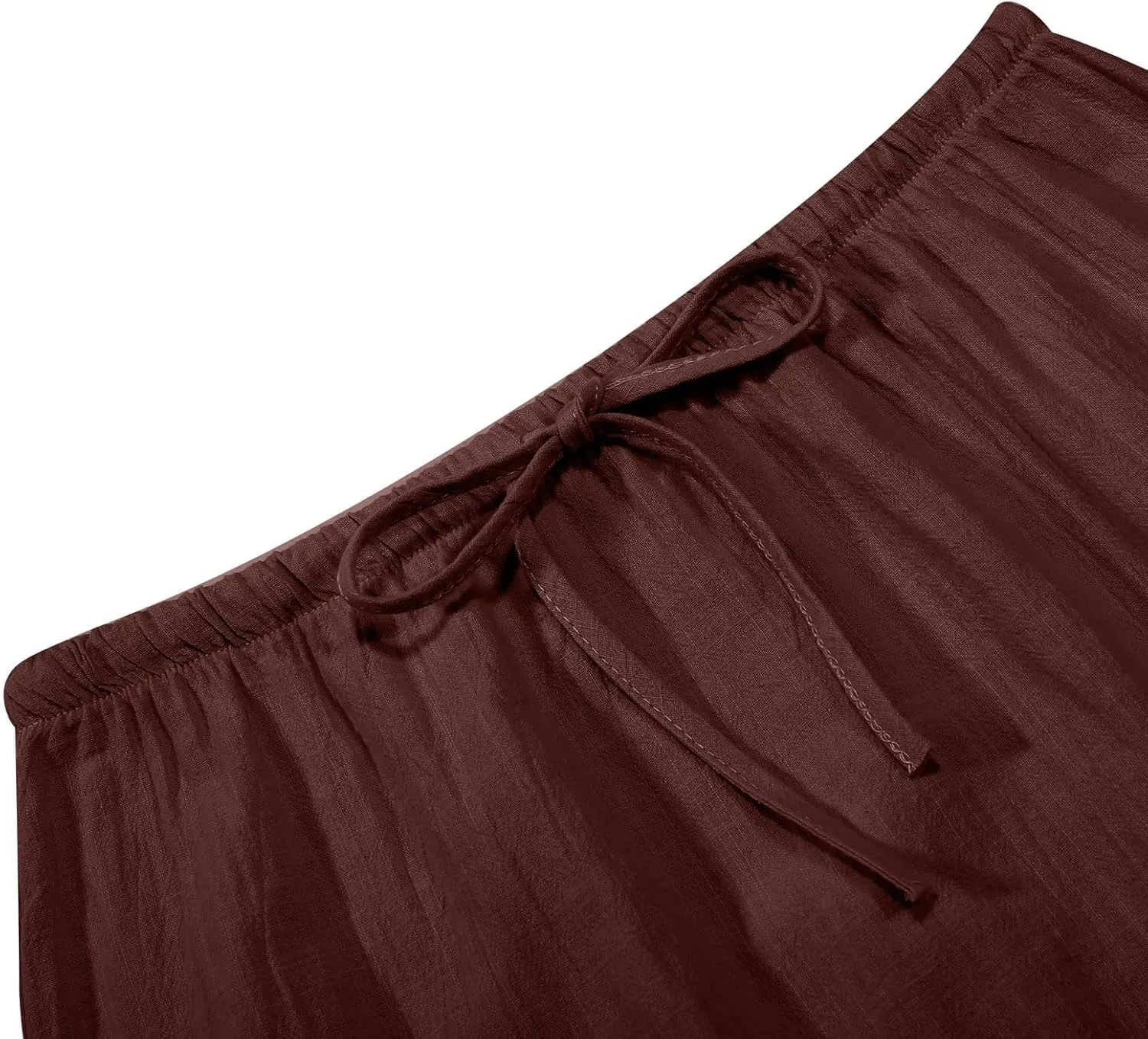 Maxi Skirts for Women Elastic High Waisted A-Line Summer Beach Long Skirts Boho Flowy Comfy Vocation Skirts