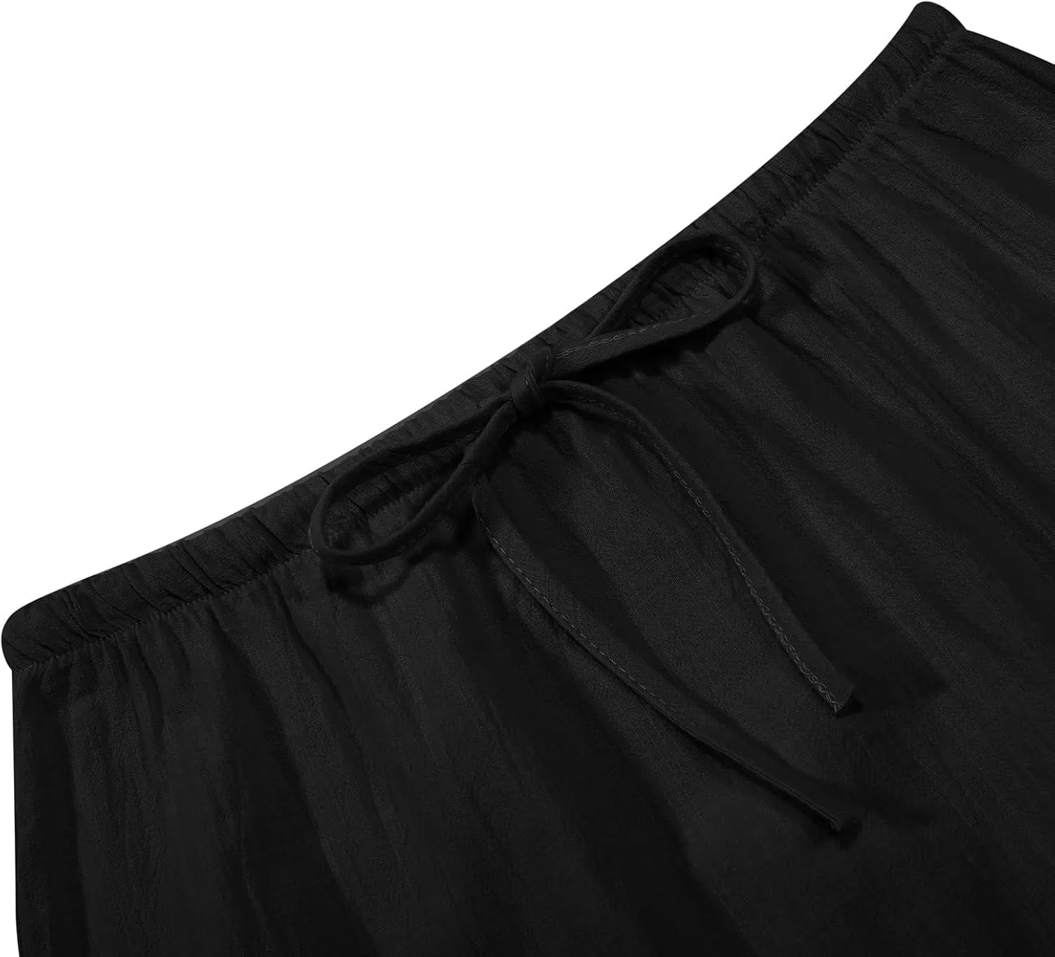 Maxi Skirts for Women Elastic High Waisted A-Line Summer Beach Long Skirts Boho Flowy Comfy Vocation Skirts